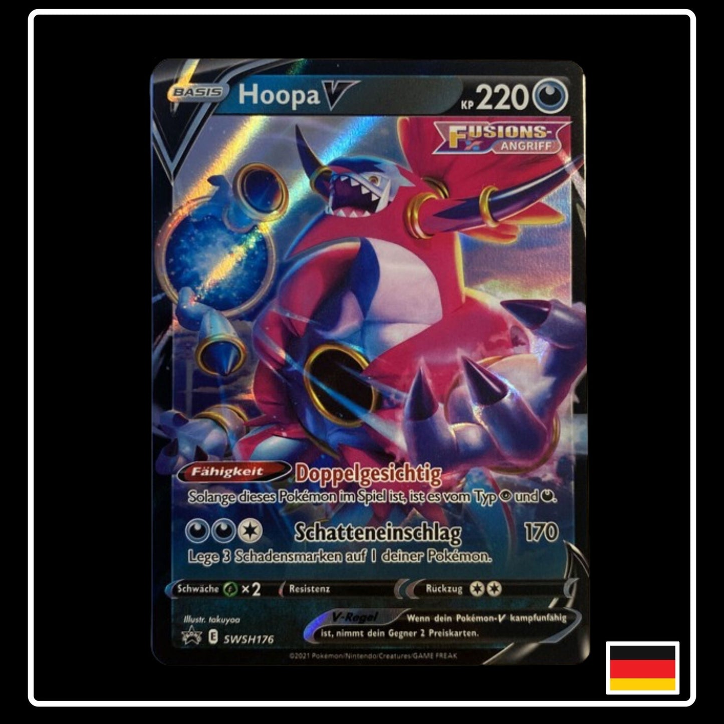 Hoopa V Deutsch SWSH176 Black Star Promo