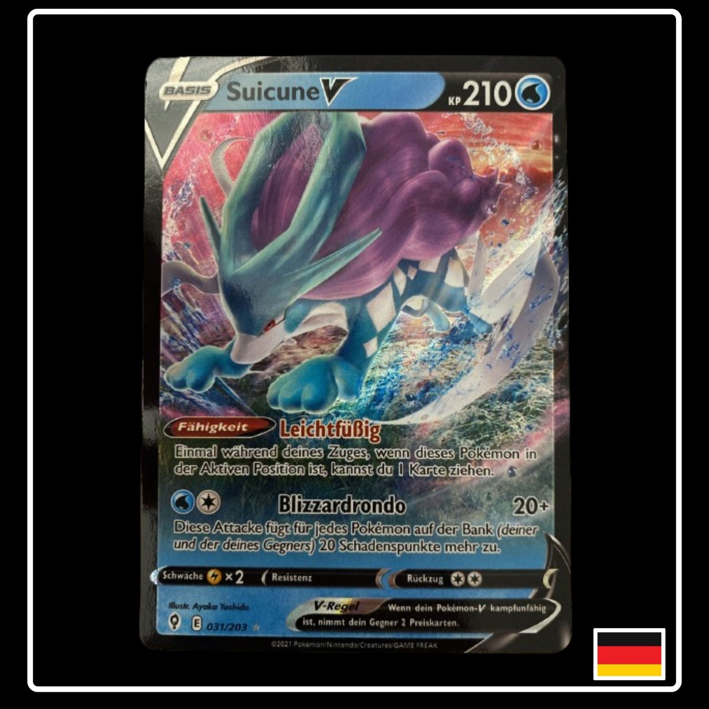 Suicune V Deutsch 031/203 Drachenwandel