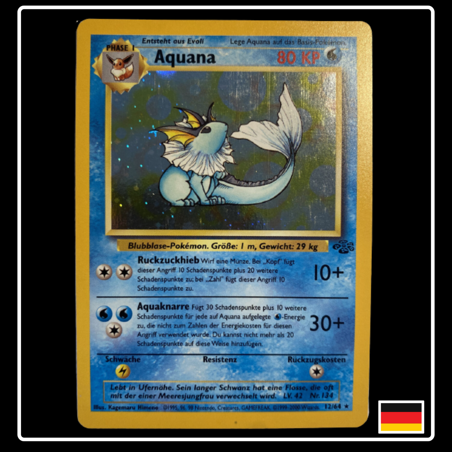 Aquana Holo Deutsch 12/64 Dschungel / Jungle