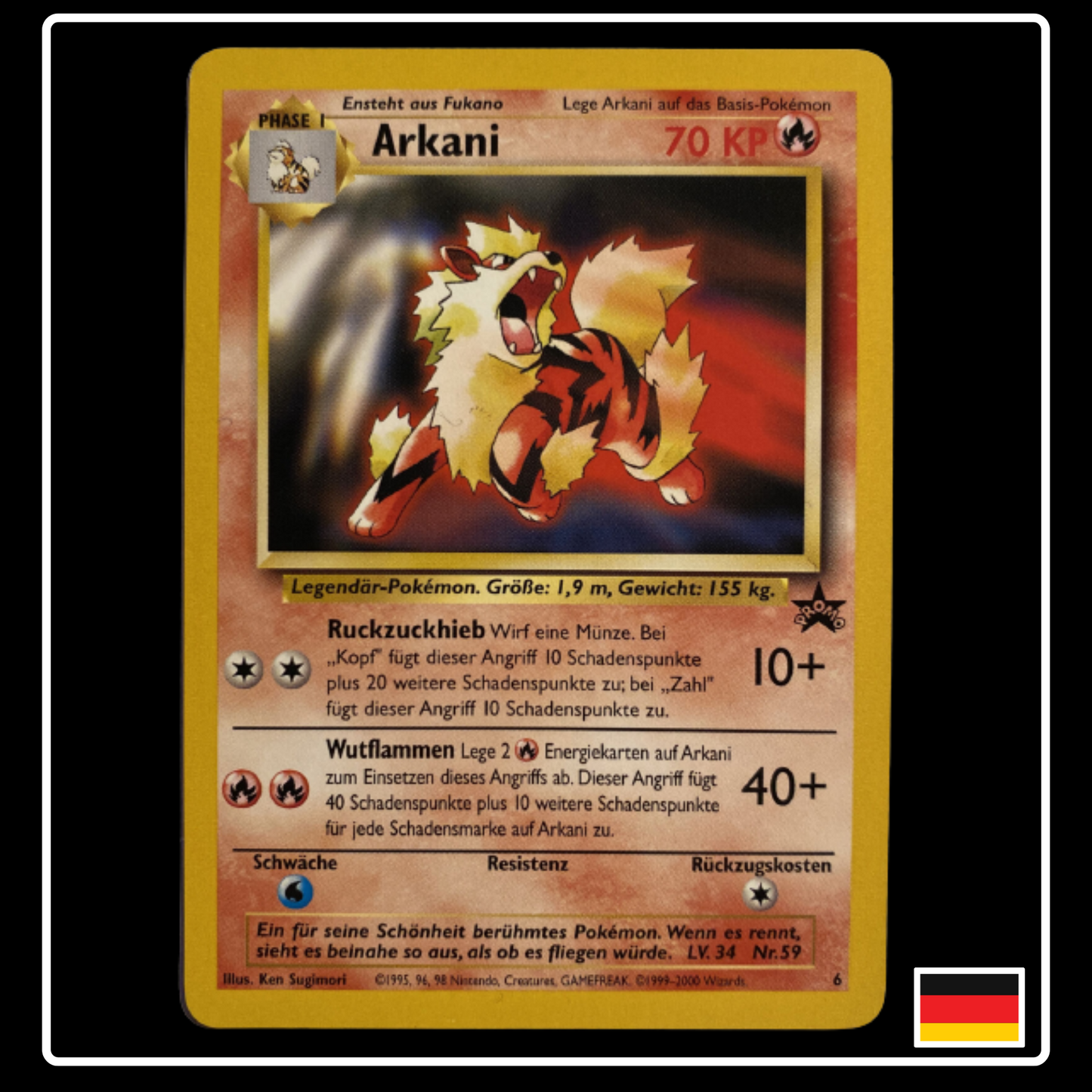 Arkani Black Star Promo Deutsch Nr. 6 WOTC