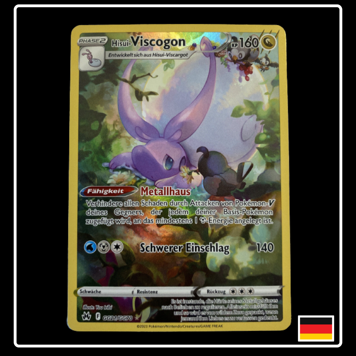 Hisui-Viscogon Art Rare Deutsch GG21/GG70 Zenit der Könige