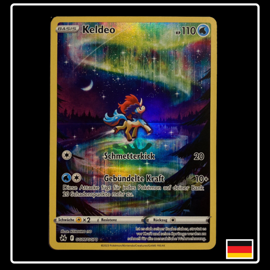 Keldeo Art Rare Deutsch GG07/GG70 Zenit der Könige