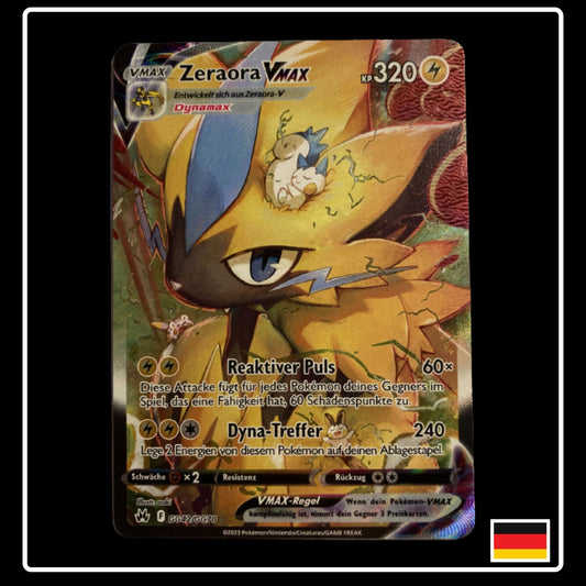 Zeraora VMAX Alternative Art Deutsch GG42/GG70 Zenit der Könige