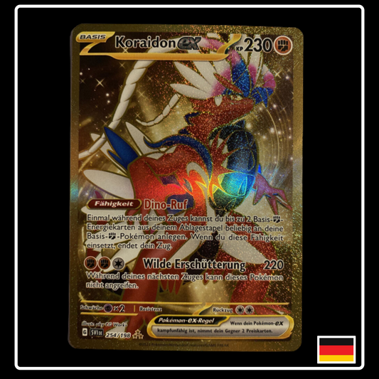 Koraidon ex Hyper Rare Deutsch 254/198 Karmesin & Purpur