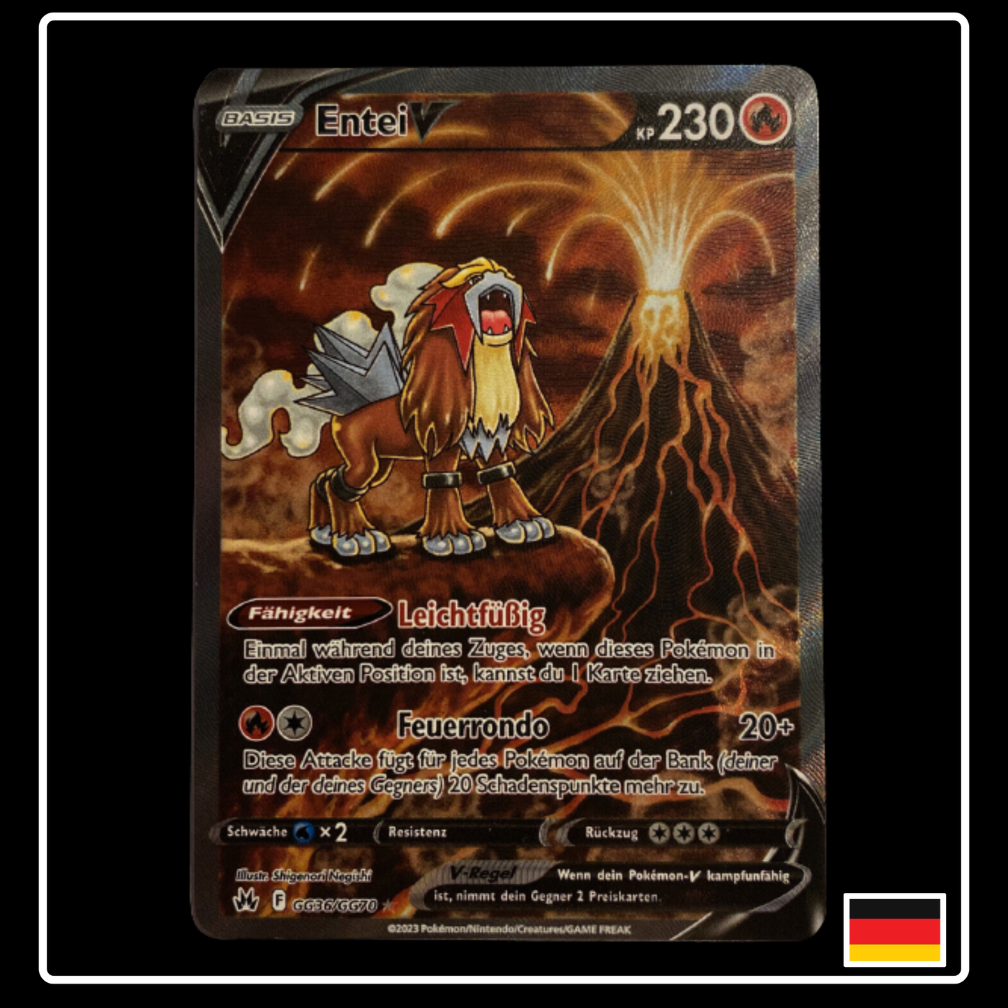 Entei V Alternative Art Deutsch GG36/GG70 Zenit der Könige