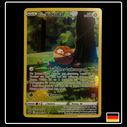 Hisui-Voltobal Art Rare Deutsch GG01/GG70 Zenit der Könige