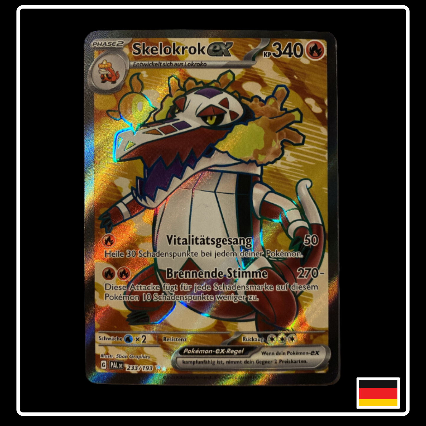 Skelokrok ex Full Art Deutsch 233/193 Entwicklungen in Paldea