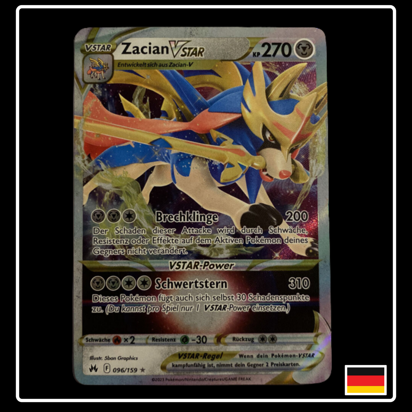 Zacian VSTAR Deutsch 096/159 Zenit der Könige