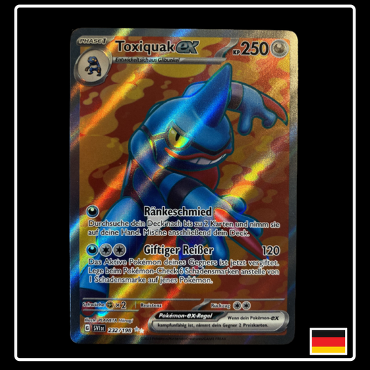 Toxiquak ex Full Art Deutsch 232/198 Karmesin & Purpur