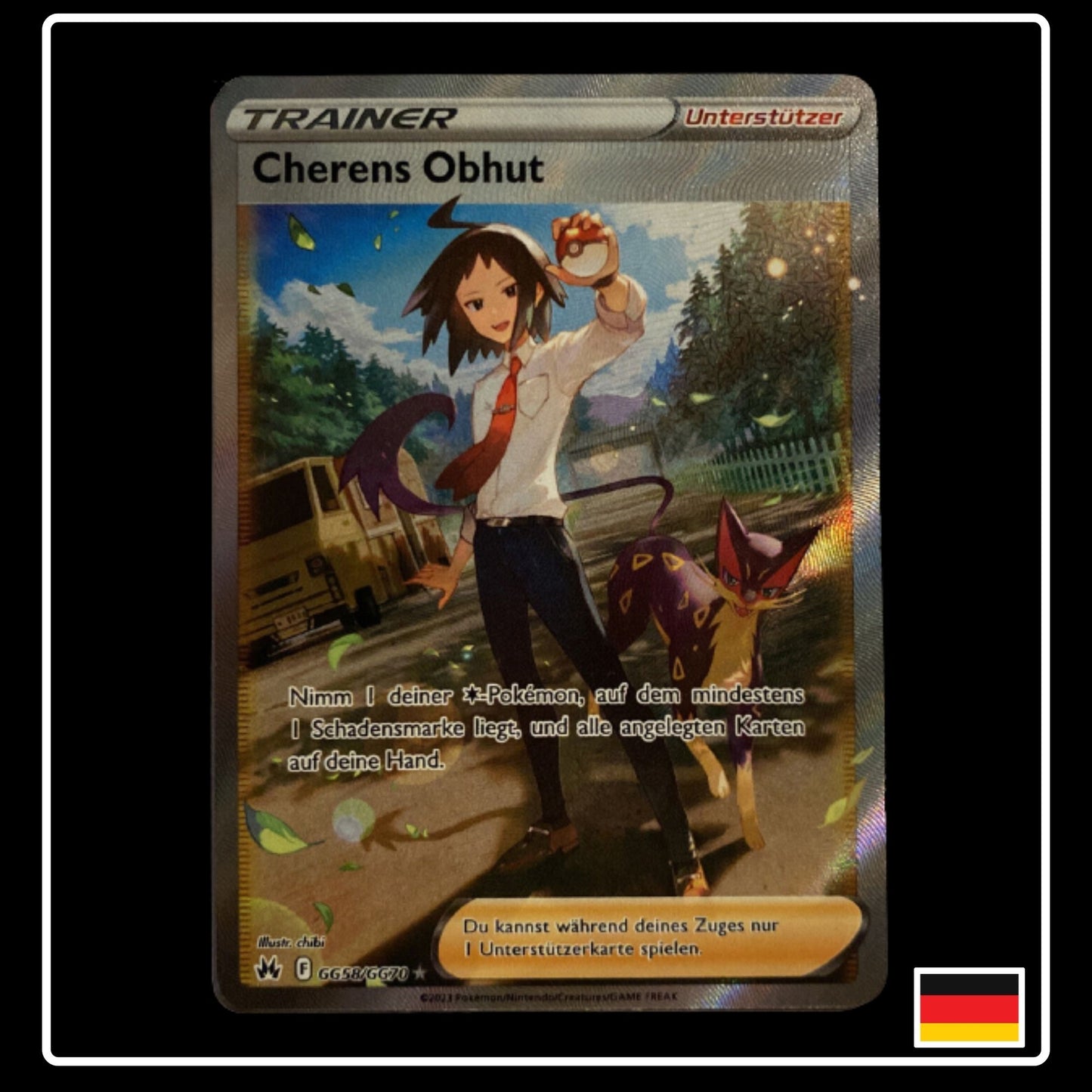 Cherens Obhut Full Art Deutsch GG58/GG70 Zenit der Könige