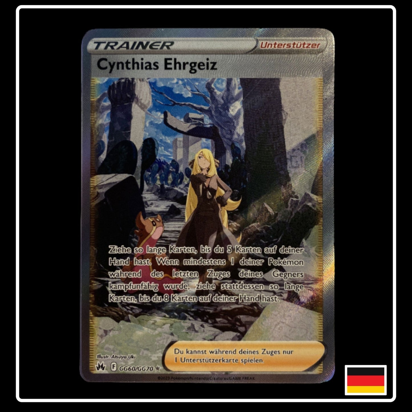 Cynthias Ehrgeiz Full Art Deutsch GG60/GG70 Zenit der Könige