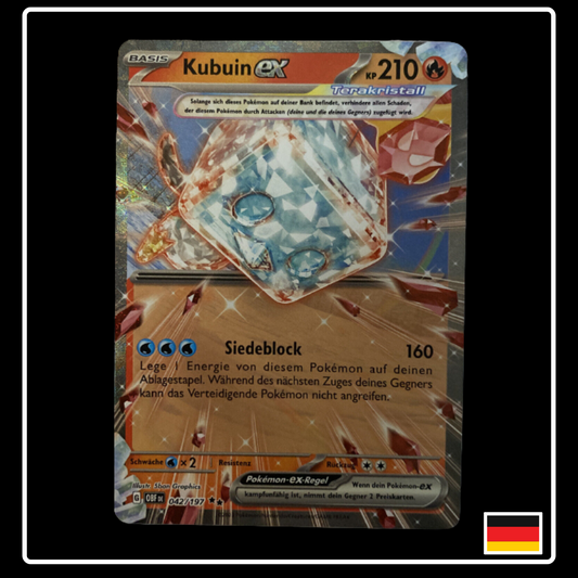 Kubuin ex Deutsch 042/197 Obsidian Flammen