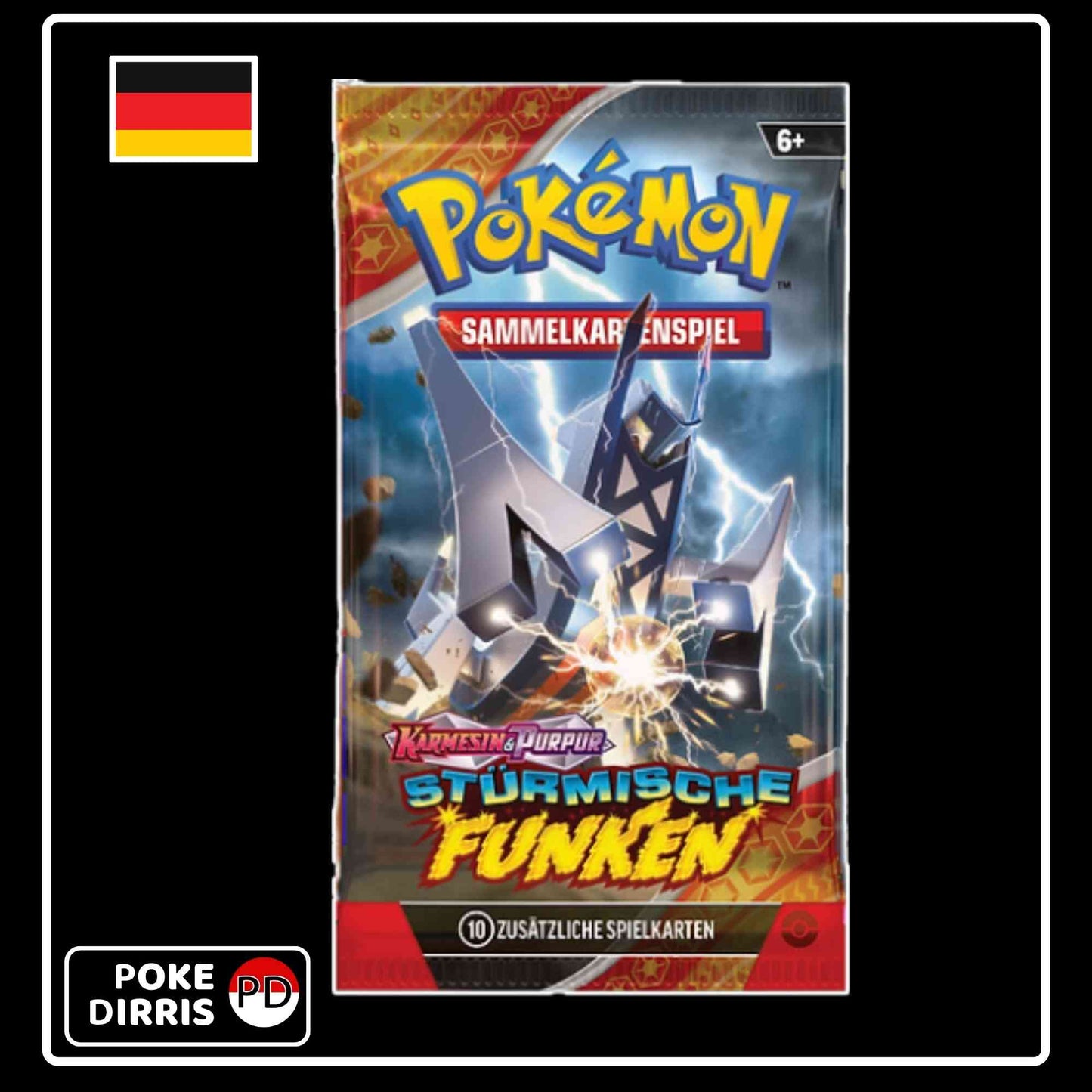 Pokemon KP8.0 Stürmische Funken Booster Pack (Vorbestellung)