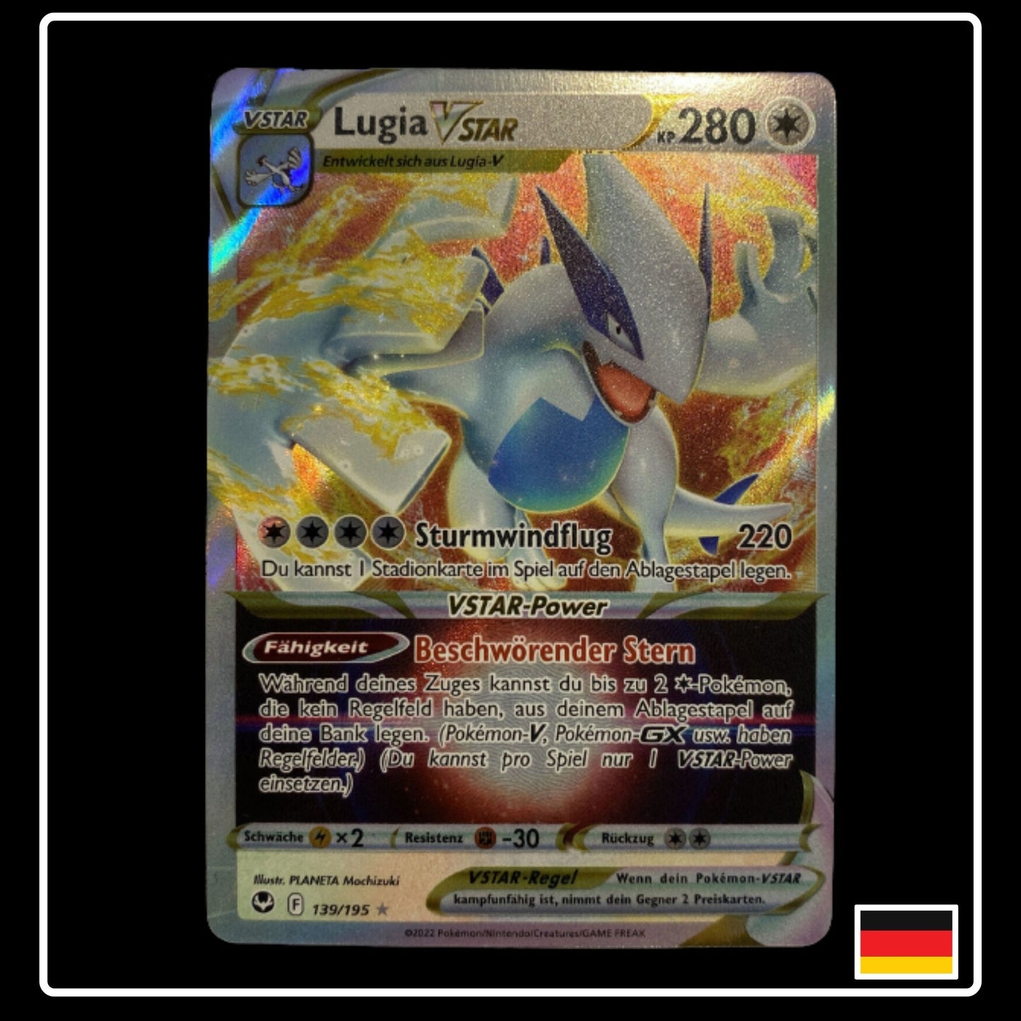 Lugia VSTAR Deutsch 139/195 Silberne Sturmwinde