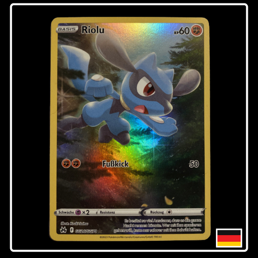 Riolu Art Rare Deutsch GG26/GG70 Zenit der Könige