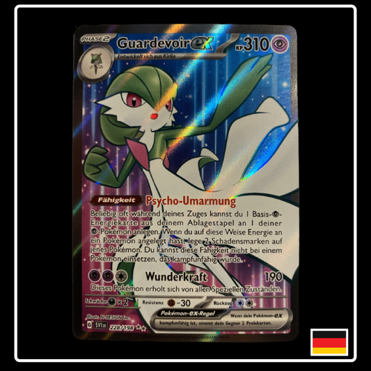 Guardevoir ex Full Art Deutsch 228/198 Karmesin & Purpur