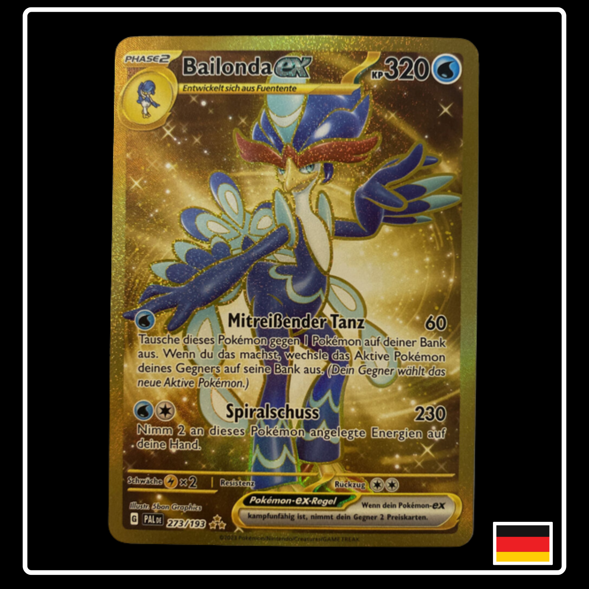 Bailonda ex Hyper Rare Deutsch 273/193 Entwicklungen in Paldea PokeDirris Bailonda ex Hyper Rare Deutsch 273/193 Entwicklungen in Paldea PokeDirris