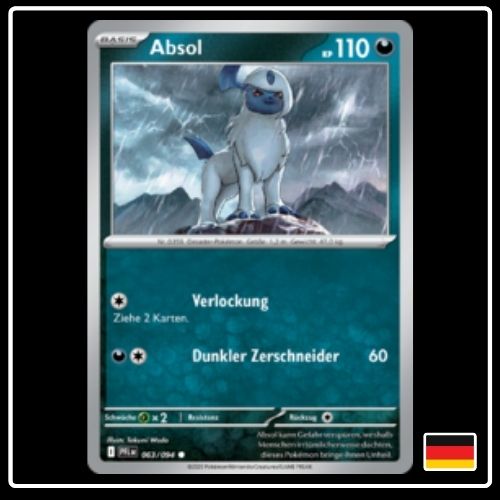 Absol 063/094 Pokemon Fatale Flammen