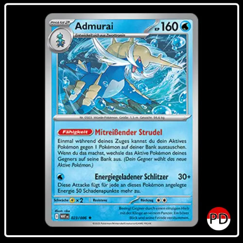 Admurai 023/086 Pokemon Weisse Flammen