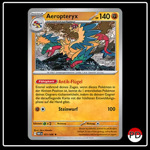Aeropteryx 051/086 Pokemon Weisse Flammen