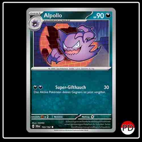 Alpollo 103/162 Pokemon Gewalten der Zeit