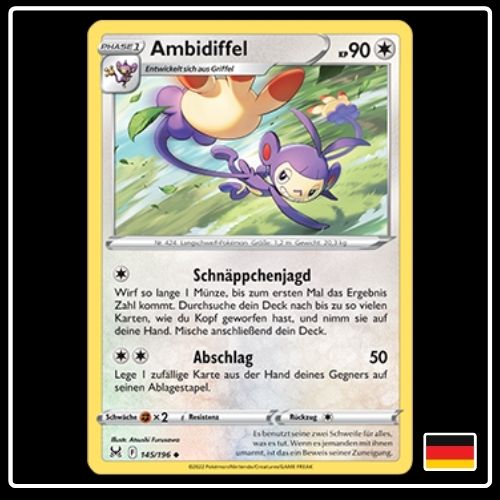 Ambidiffel 145/196 Pokemon Verlorener Ursprung