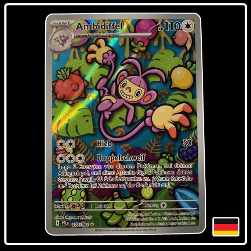Ambidiffel Illustration Rare 107/094 Pokemon Fatale Flammen