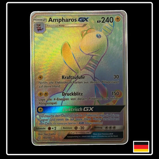Ampharos GX Rainbow 185/181 Pokemon Teams sind Trumpf