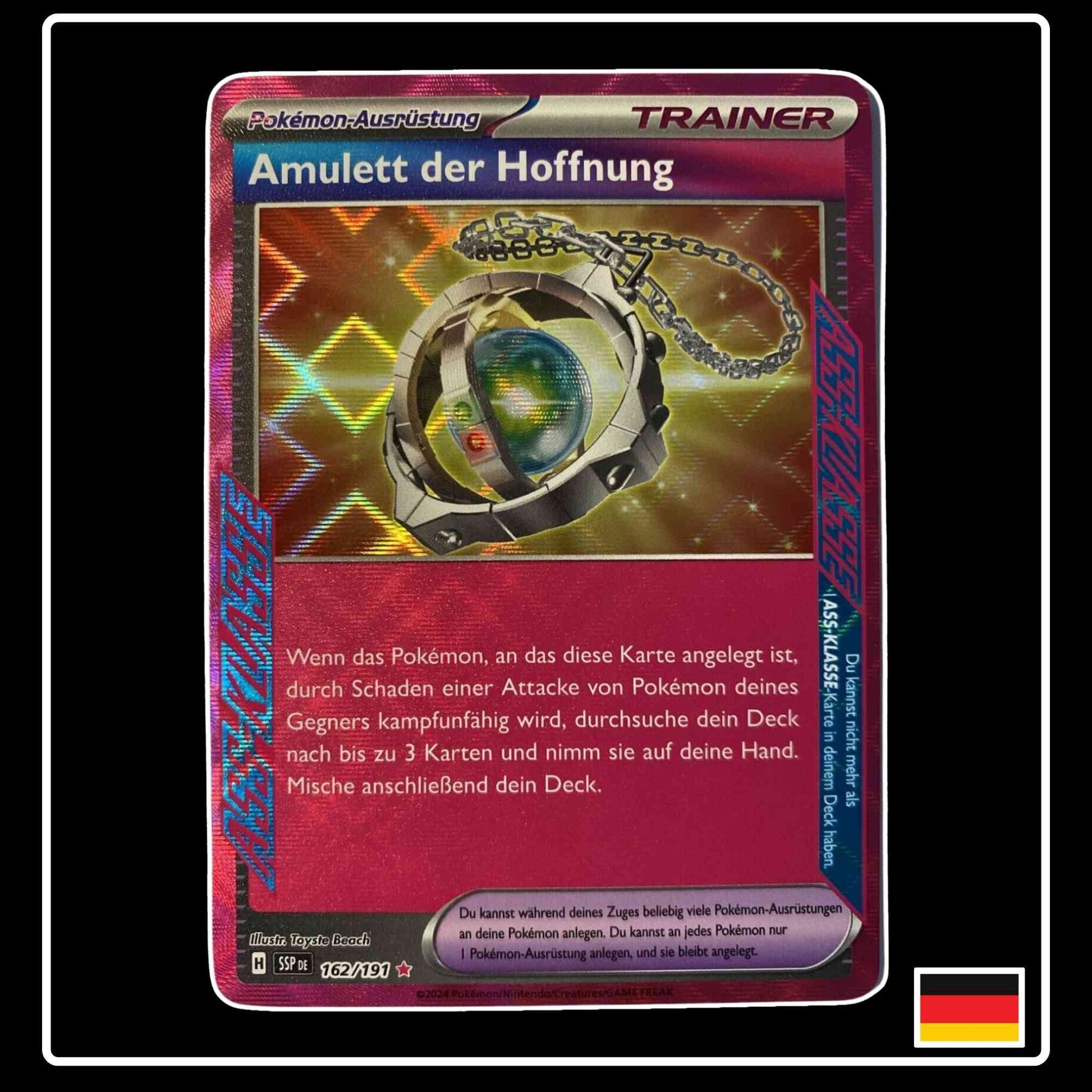 Amulett der Hoffnung ACE 162/192 Pokemon Stürmische Funken
