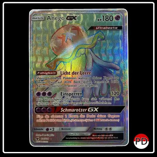 Anego GX Rainbow 114/111 Pokemon Aufziehen der Sturmröte