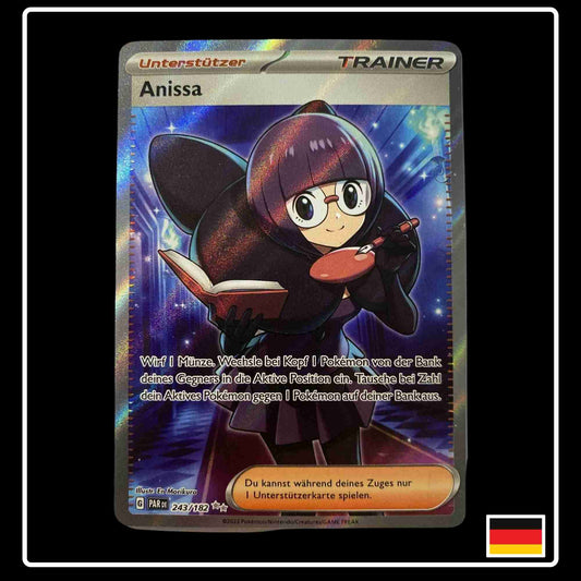 Trainer Anissa Pokemon Karte aus Set Paradox Rift