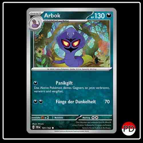 Arbok 101/162 Pokemon Gewalten der Zeit