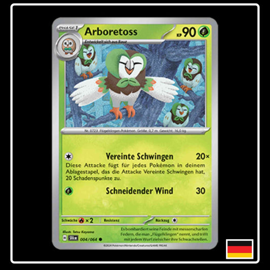 Arboretoss 004/064 Pokemon Karte aus Karmesin und Purpur Nebel der Sagen
