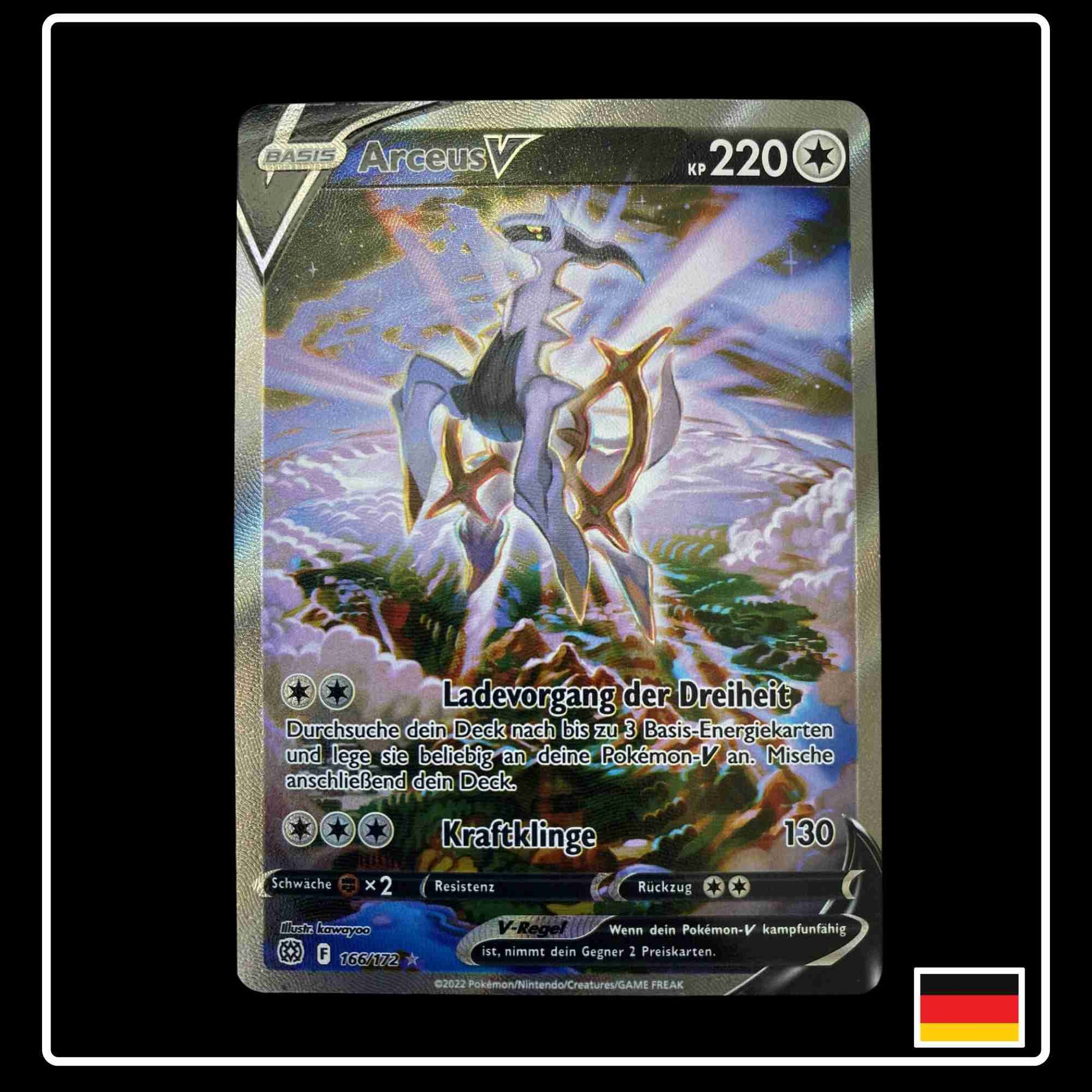 Arceus V Alternative Art 166/172 Pokemon Strahlende Sterne