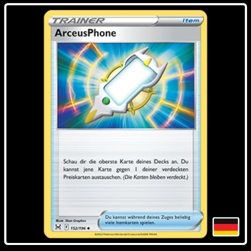 ArceusPhone 152/196 Pokemon Verlorener Ursprung