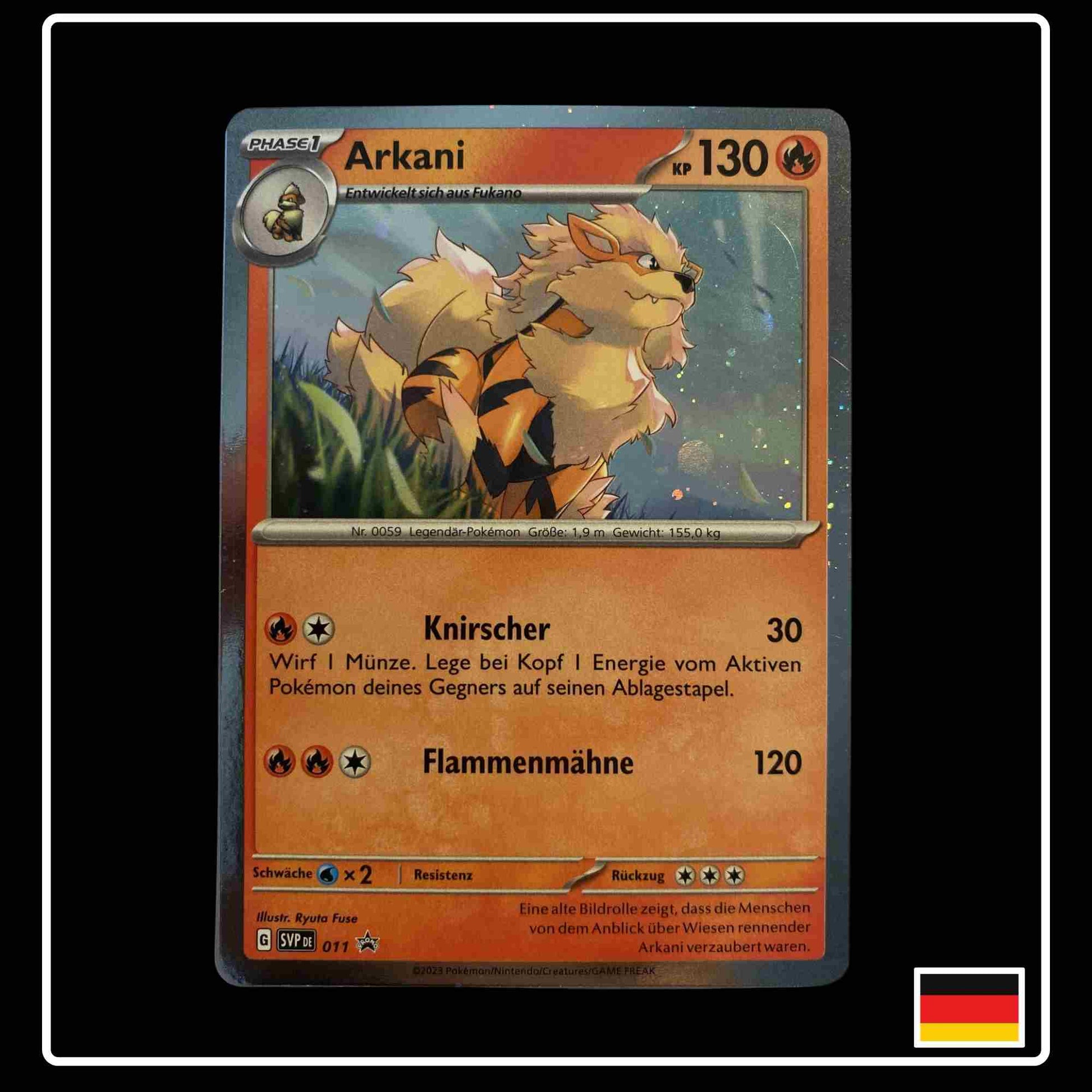 Arkani Holo Promo Pokemon Karte