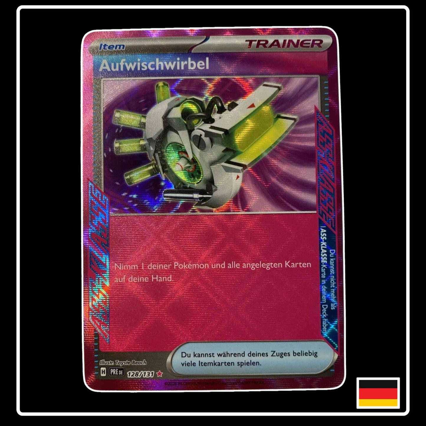 Aufwischwirbel ASS 128/131 Prismatische Entwicklungen