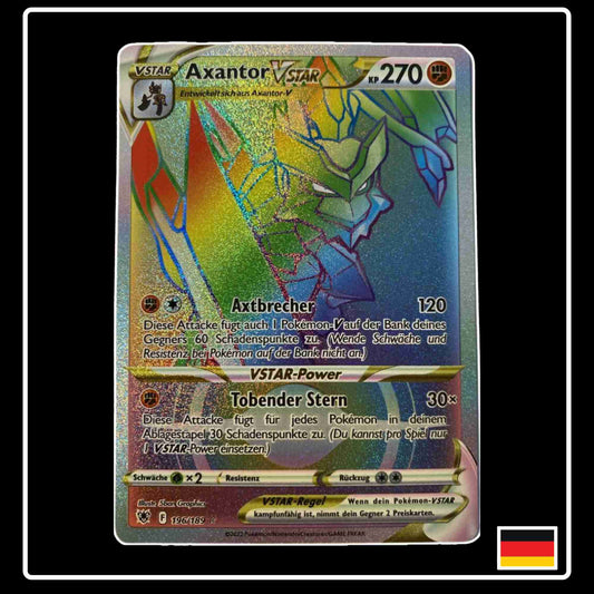 Axantor VSTAR Rainbow 196/189 Pokemon Karte aus Astralglanz