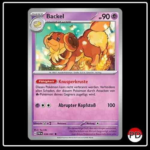 Backel 039/091 Pokemon Paldeas Schicksale