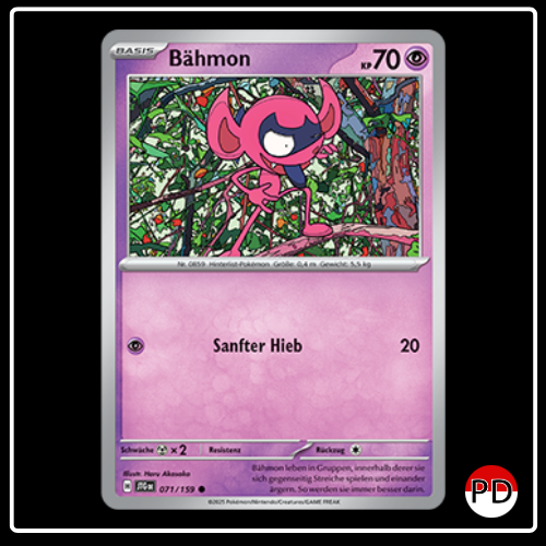 Bähmon 071/159 Pokemon Reisegefährten