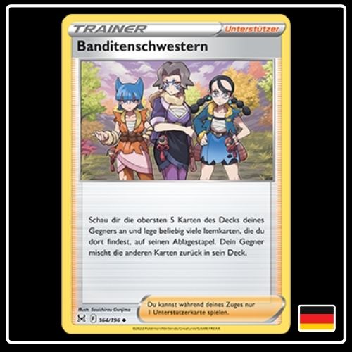 Banditenschwestern 164/196 Pokemon Verlorener Ursprung