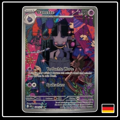 Banette Illustration Rare 234/217 Pokemon Erhabene Helden