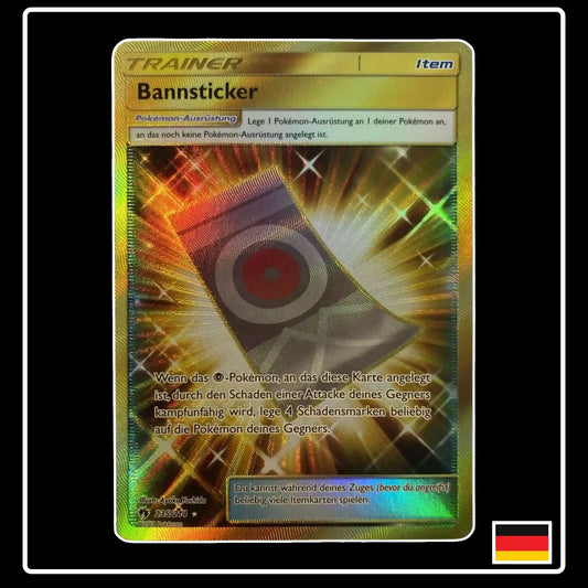 Bannsticker GOLD 235/214 Pokemon Echo des Donners