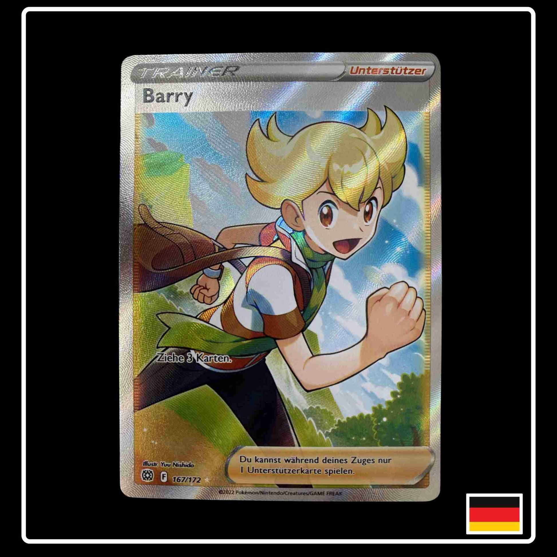 barry pokemon card Barry Full Art 167/172 Strahlende Sterne – PokeDirris