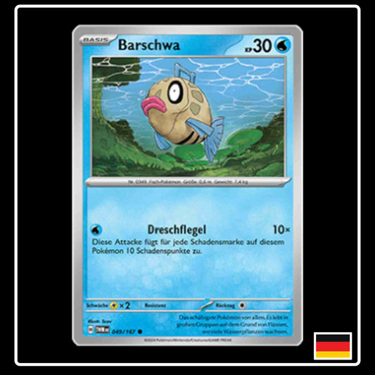 Barschwa Pokemon Karte 049/167 aus dem Set Maskerade im Zwielicht