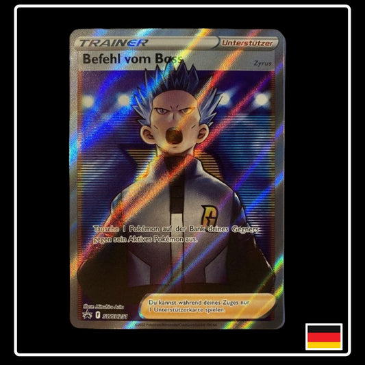 Befehl vom Boss Full Art Deutsch SWSH251 Black Star Promo