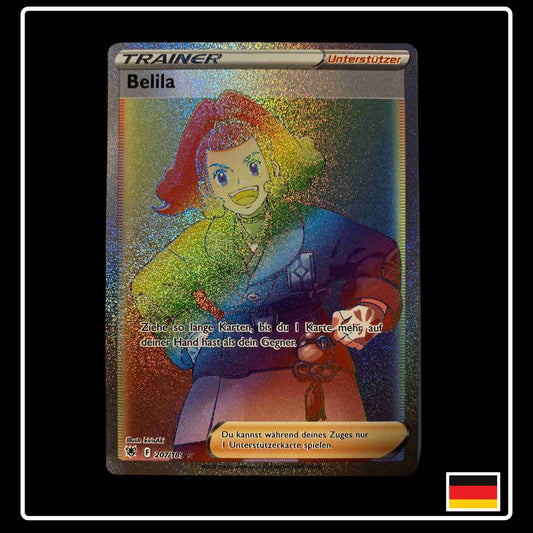 Belila Trainer Rainbow Pokemon Karte aus dem Set Astralglanz