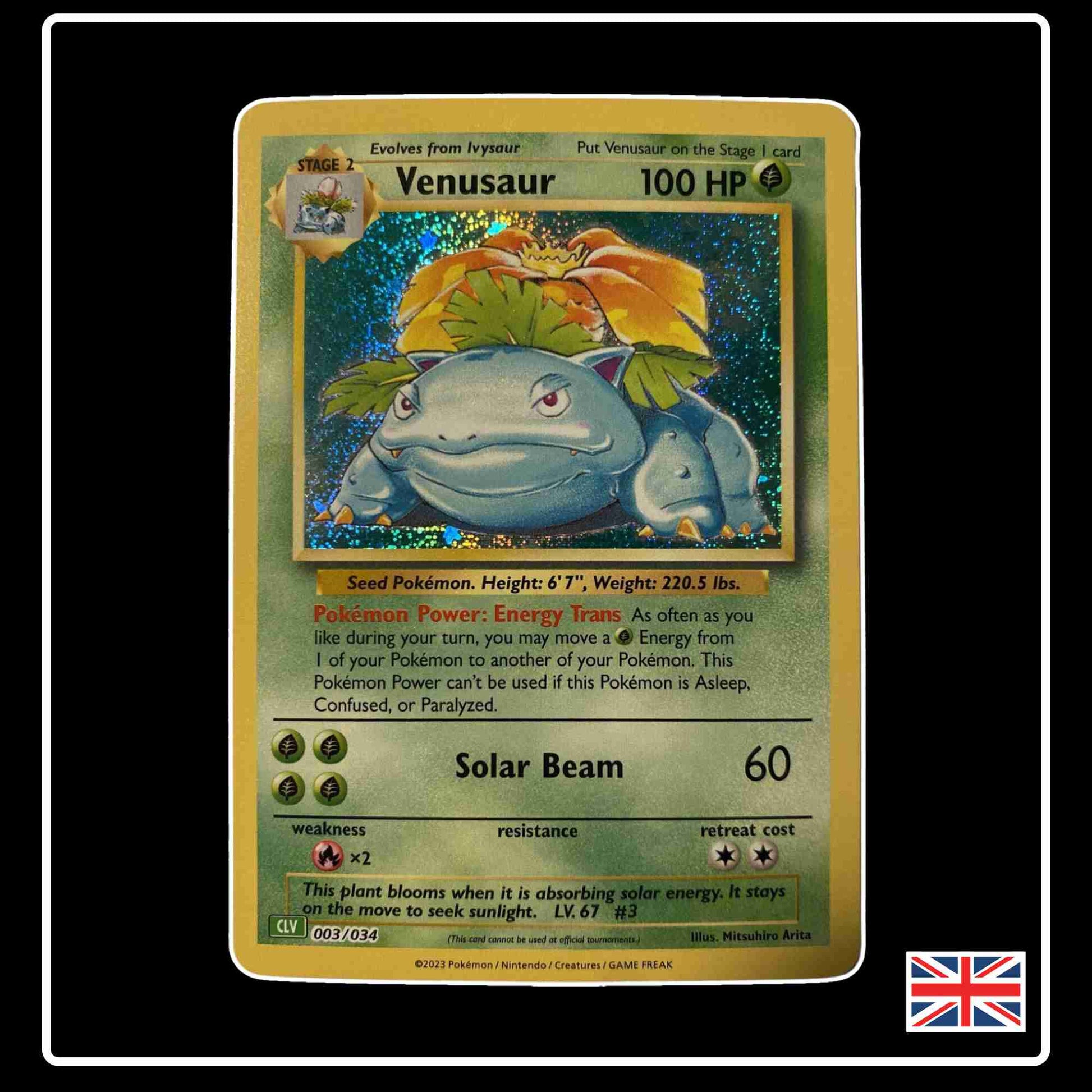 Bisaflor 003/034 aus dem Pokemon Deck TCG Classic Collection