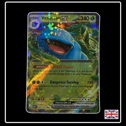 Venusaur ex Englisch 003/165 Karmesin & Purpur 151