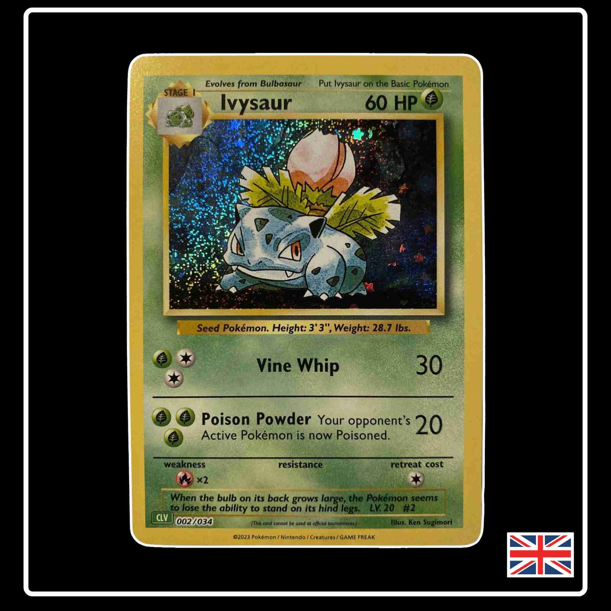 Bisaknosp 002/034 aus dem Pokemon Deck TCG Classic Collection